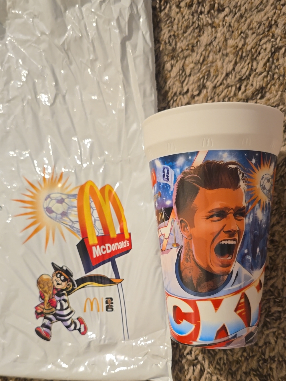 McDonald's David Beckham FIFA 2026 World Cup Collector Soccer Character New USA